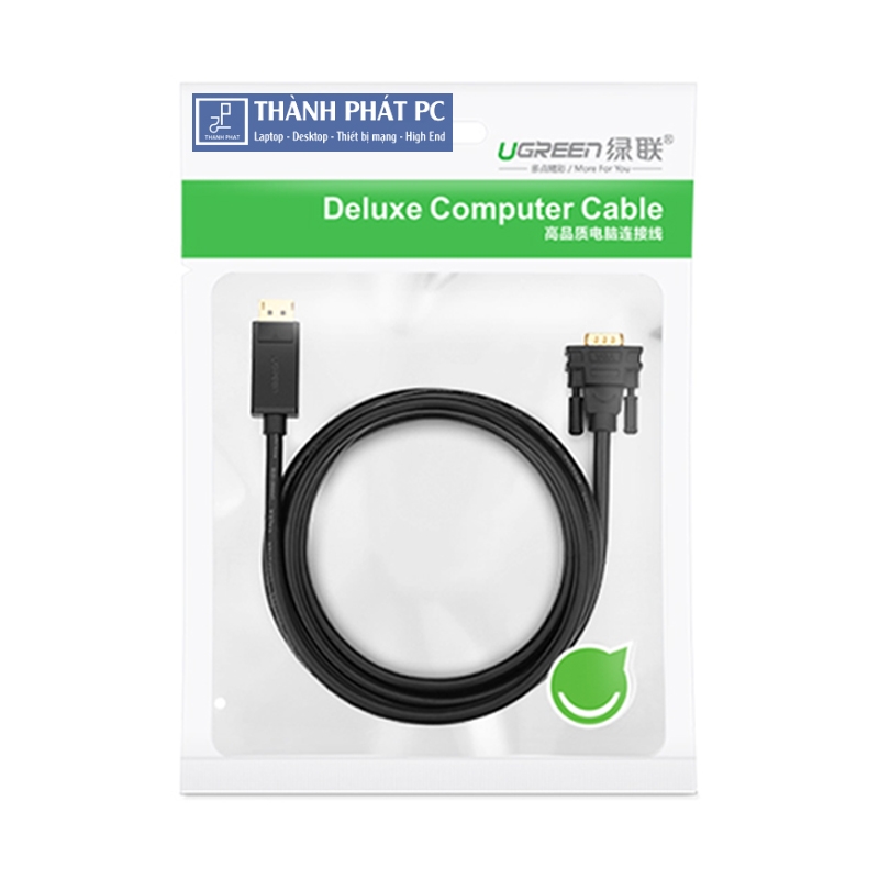 Cáp Displayport to VGA dài 1,5m Ugreen 10247