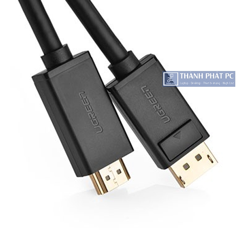 Cáp Displayport 1.2 to HDMI dài 1m 4K Ugreen 10238