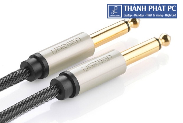 Cáp Audio 6.5mm bọc dù mạ vàng dài 1m Ugreen 10636