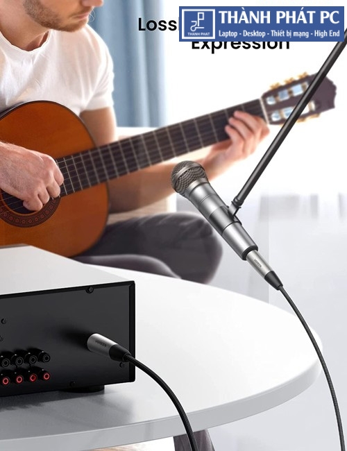 Cáp nối dài XLR 3pin âm dương bọc dù dài 3m Ugreen 20504