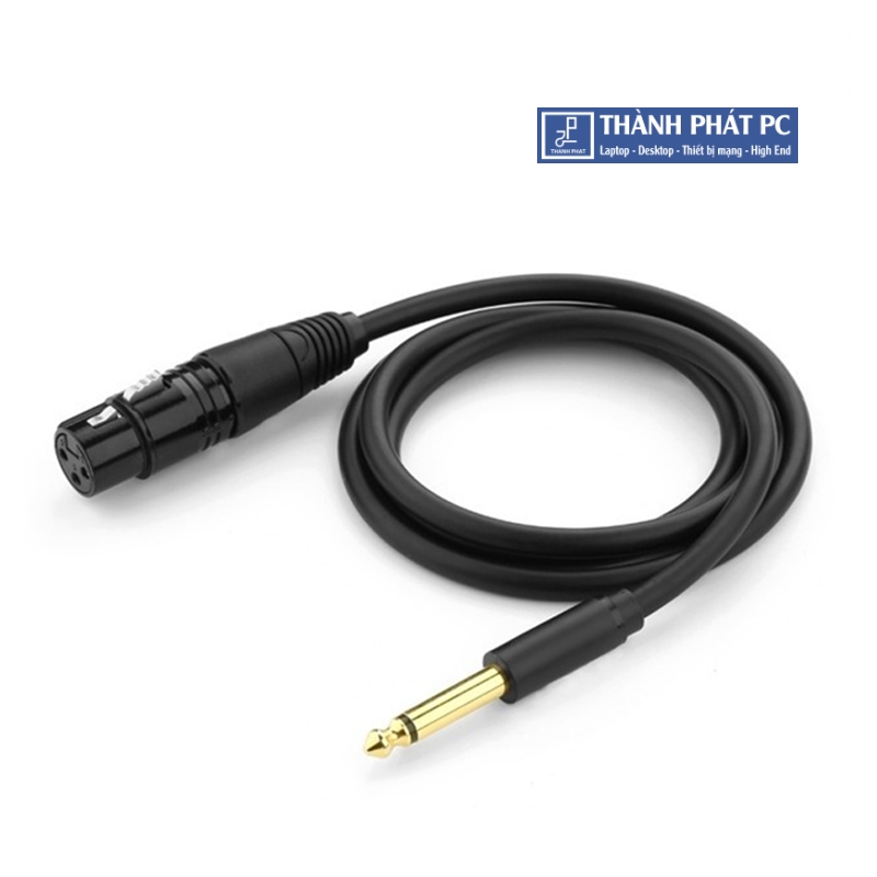 Cáp chuyển đổi từ 6.5mm sang AV Cannon (XLR) âm dài 12m Ugreen 20724