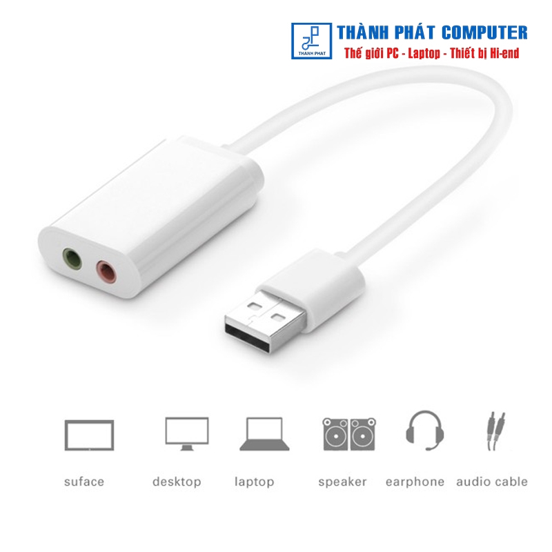 Card sound USB 2.0 to 3.5mm Ugreen 30143