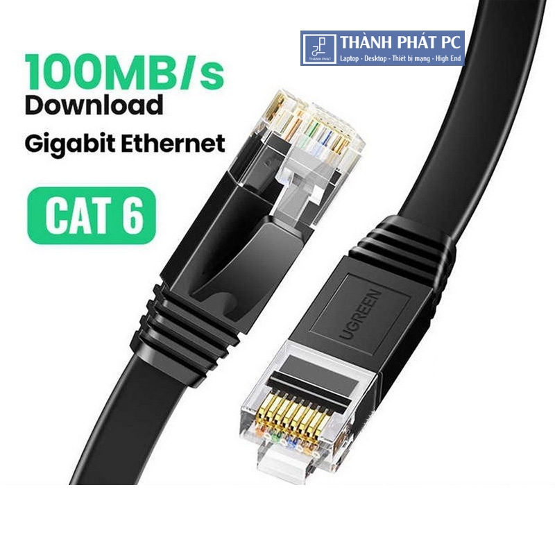 Cáp mạng đúc sẵn Cat6 dẹt dài 3m Ugreen 50175