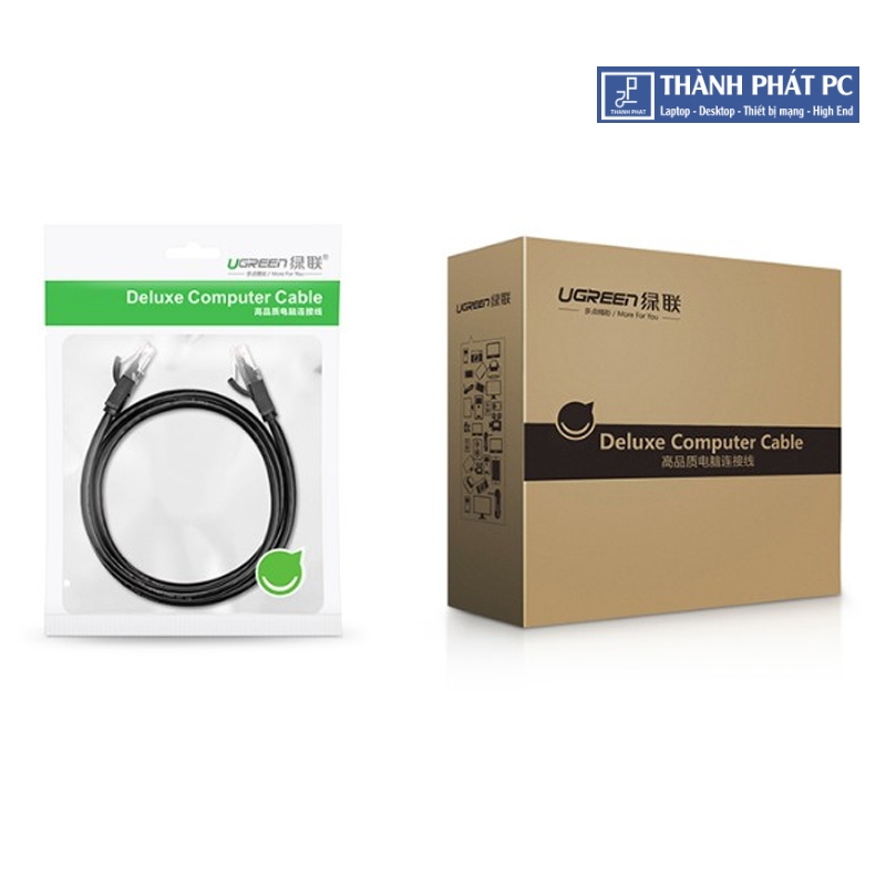 Cáp mạng đúc sẵn Cat6 UTP dẹt dài 1m 32AWG Ugreen 50184