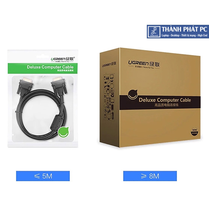 Cáp VGA 3+6C dài 5m Ugreen 11632