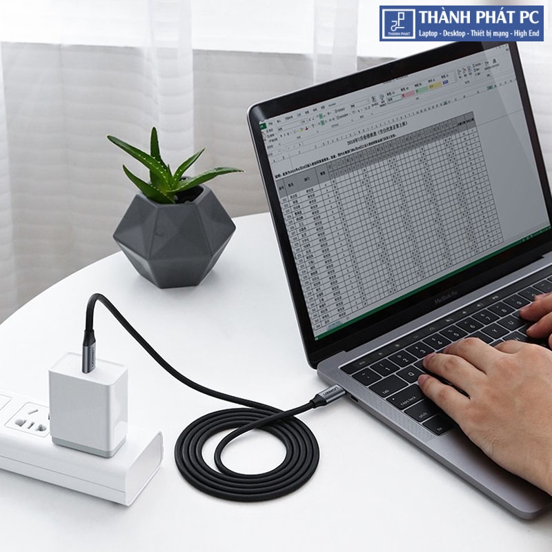 Cáp Type-C Thunderbolt 4K@60Hz dài 1,5m Ugreen 50751