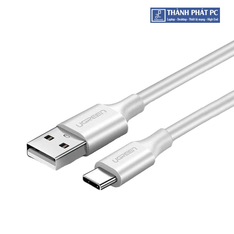 Cáp sạc 3A USB-A sang Type-C 2.0 dài 25cm Ugreen 60119