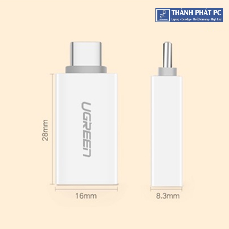 Đầu chuyển đổi USB Type-C to USB 3.0 (OTG) Ugreen 30155