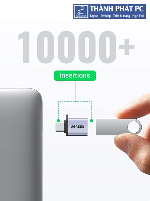 Đầu chuyển đổi OTG USB Type-C to USB 3.0 vỏ nhôm Ugreen 50283