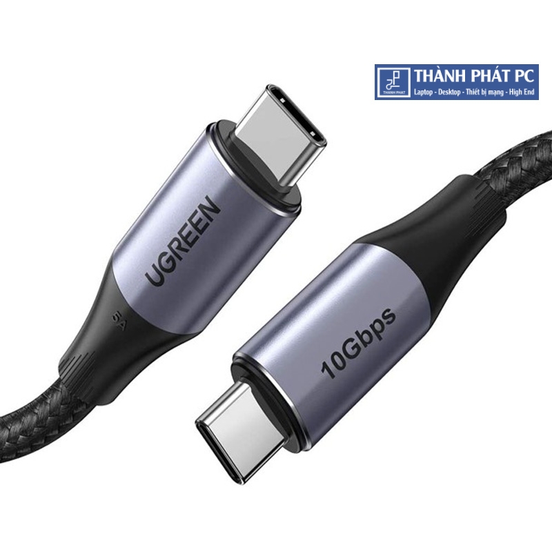 Cáp Type-C 3.2 Gen2 Thunderbolt dài 1m Ugreen 80150