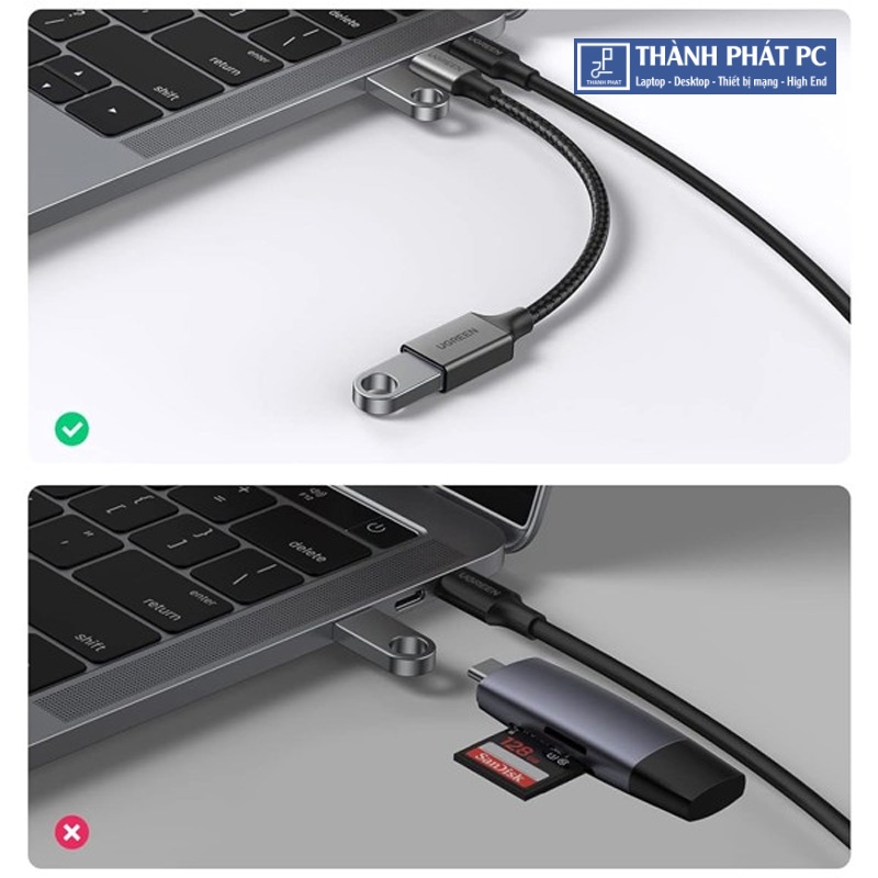 Cáp OTG USB Type-C to USB 3.0 Ugreen 15305