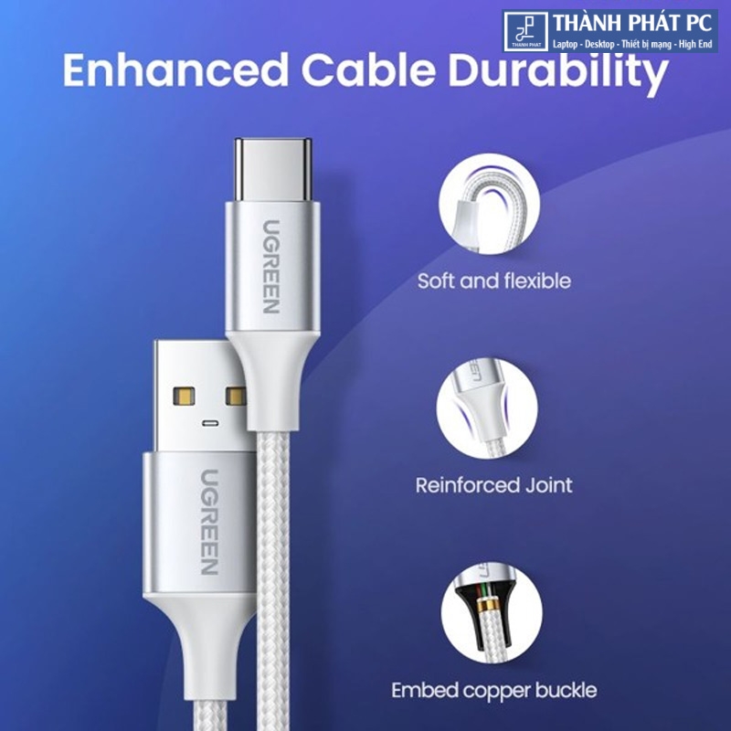 Cáp USB-A sang Type-C dài 1m Ugreen 60131