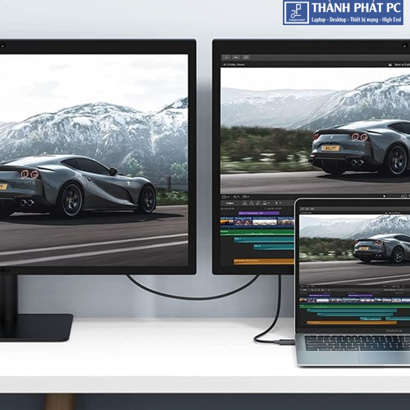 Cáp Type-C Thunderbolt 4 dài 0,8m 8K@60Hz Ugreen 30389