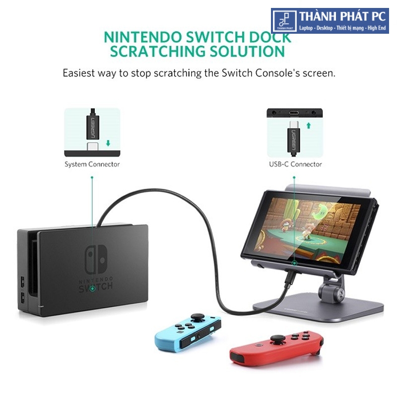 Cáp nối dài Thunderbolt 3 (Male/Female) dài 0,5m Ugreen 40574