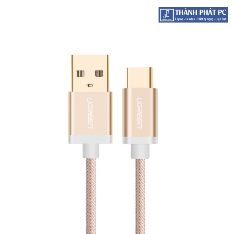 Cáp USB Type-C to USB 2.0 dài 0,5m màu Gold Ugreen 20859