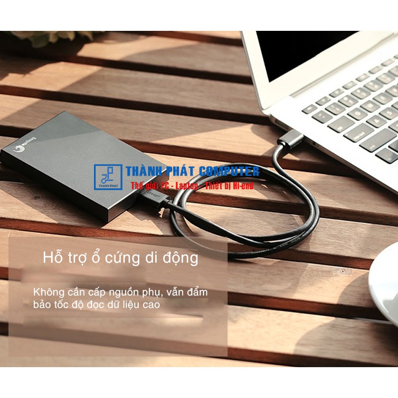 Cáp USB 3.0 Micro-B cho ổ di động dài 2m Ugreen 10843