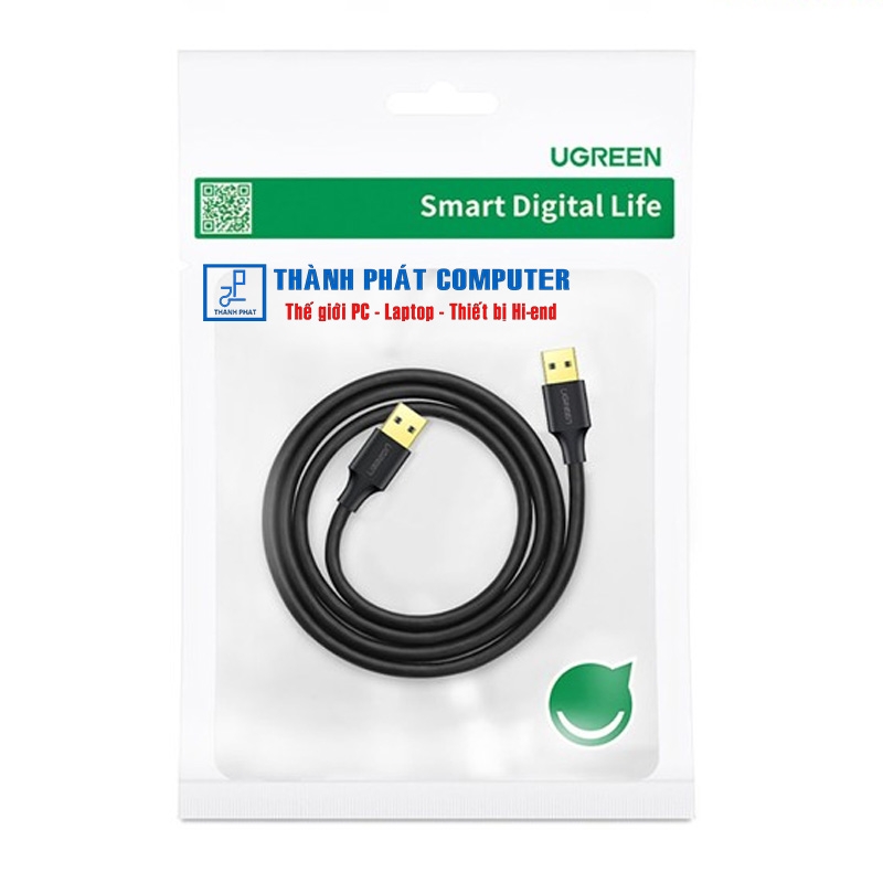 Cáp USB 3.0 dài 3m hai đầu đực Ugreen 90576