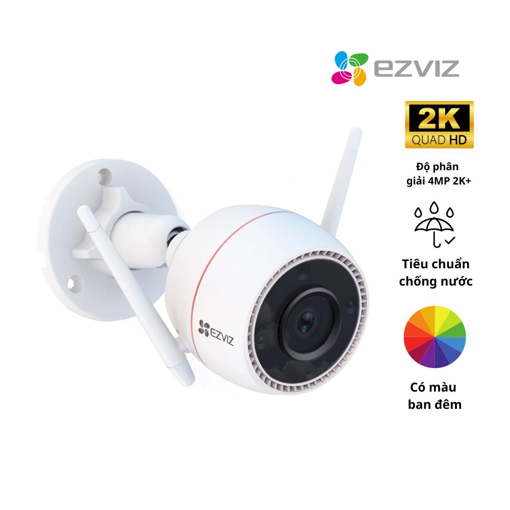 CAMERA EZVIZ CS-H3C(WIFI| THÔNG MINH| NGOÀI TRỜI| 3MP| 2K)-R100-1K3WKFL