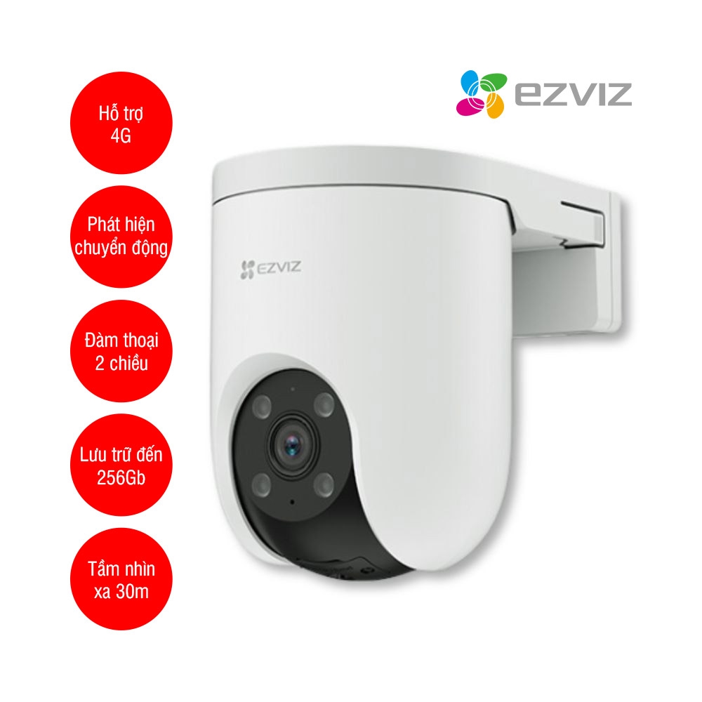 CAMERA EZVIZ H8C 4G (WIFI 2K QUAY QUÉT 360 ĐỘ 4G)