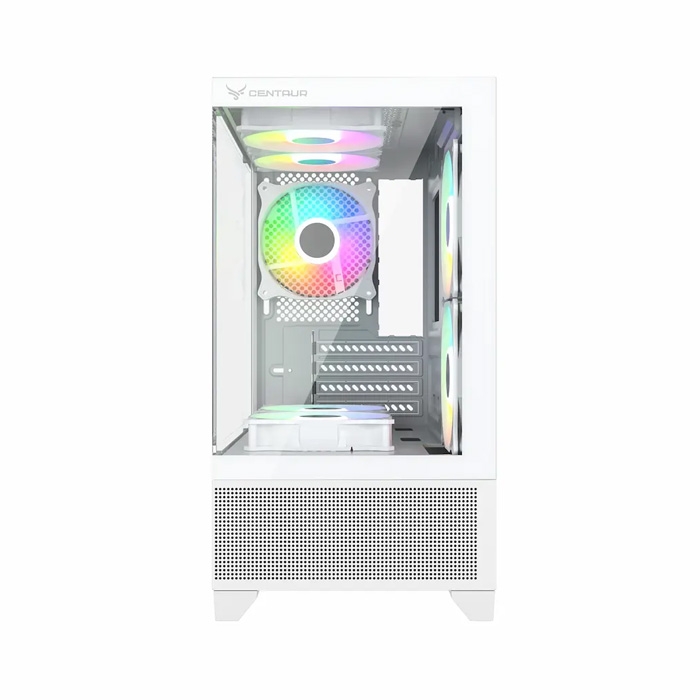 VỎ CASE  MÁY TÍNH CENTAUR CENTAUR METAL WHITE (M-ATX| MID TOWER| TRẮNG)