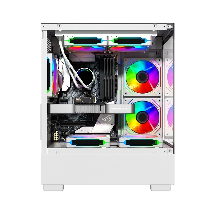 VỎ CASE  MÁY TÍNH CENTAUR TIMBER WHITE (M-ATX MID TOWER MÀU TRẮNG)