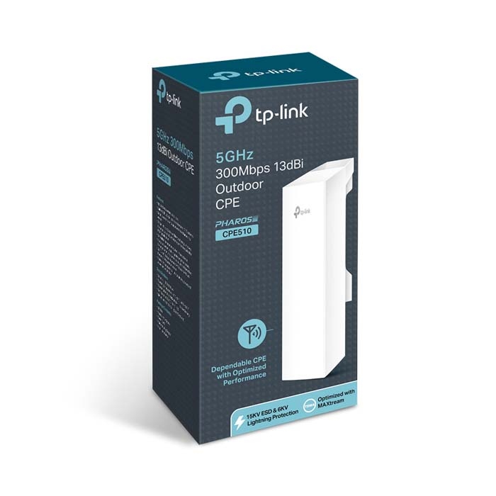 BỘ PHÁT KHÔNG DÂY TP-LINK CPE510 (CPE OUTDOOR 13dBi| 300Mbps| 5GHz)