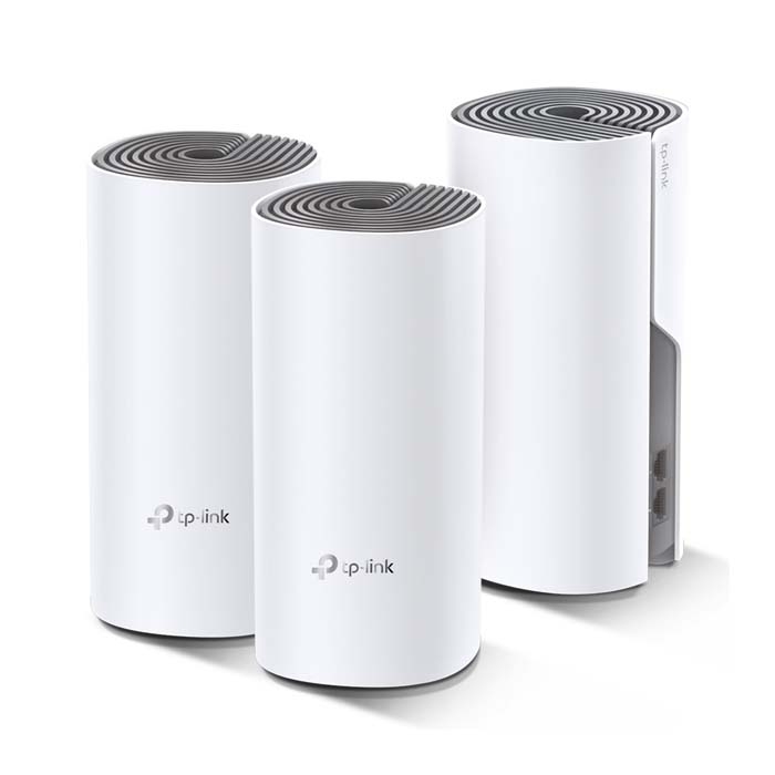BỘ PHÁT WIFI TP-LINK DECO E4 3-PACK (AC1200MBPS/ 2 ANTEN NGẦM/ WIFI MESH/ 100 USER)