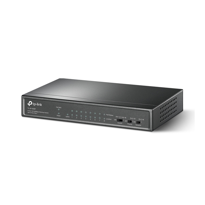 SWITCH TP-LINK TL-SF1009P (10/100MBPS| 9 CỔNG| 8 CỔNG POE| VỎ THÉP)