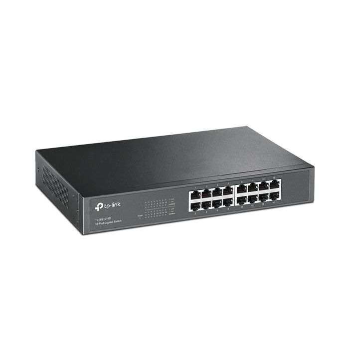 SWITCH TP-LINK TL-SG1016D (16 CỔNG 10/100/1000Mbps - VỎ KIM LOẠI)