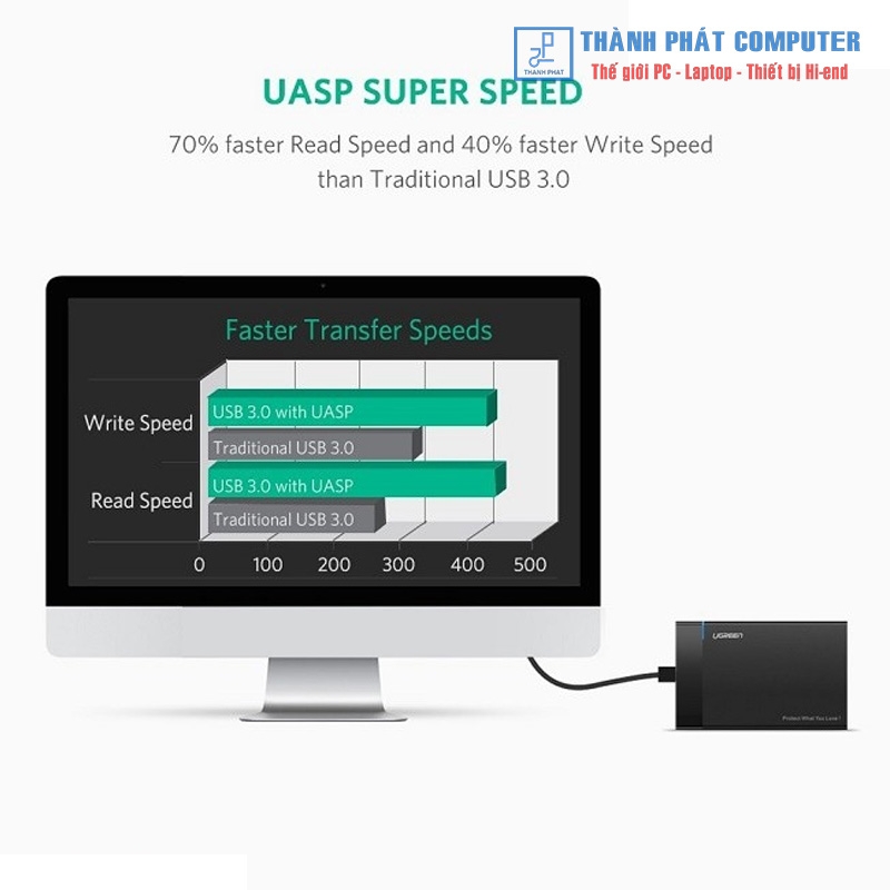 Box ổ cứng 2,5 inch USB 3.0 Ugreen 30848