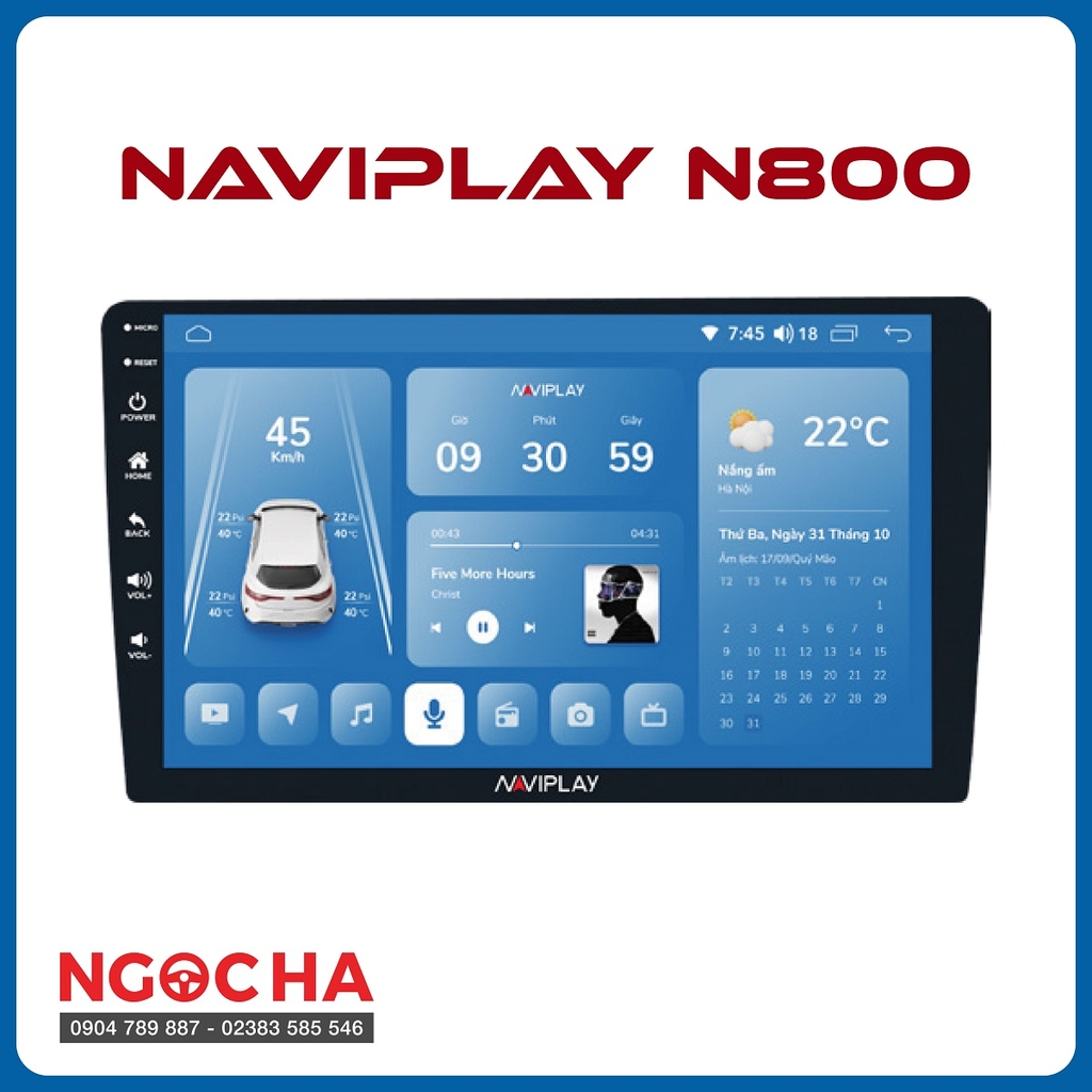 Màn hình Android ô tô Naviplay N800