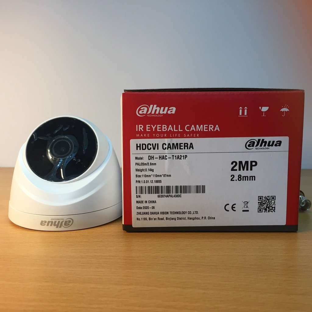 Camera HDCVI  2MP Dahua DH-HAC-T1A21P
