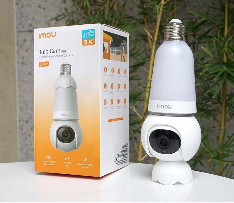 Camera Wifi Quay Quét Bóng Đèn 5MP iMOU IPC-S6DP-5M0WEB-E27