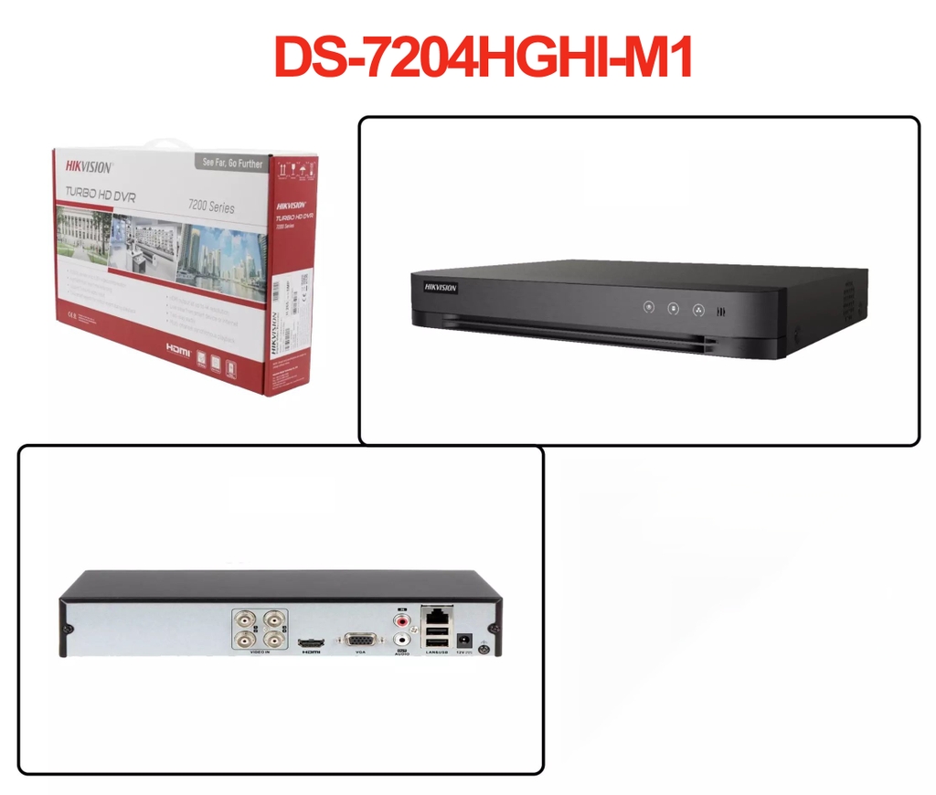 Trọn Bộ 4 Camera Quan Sát Hikvision 2MP 1080P