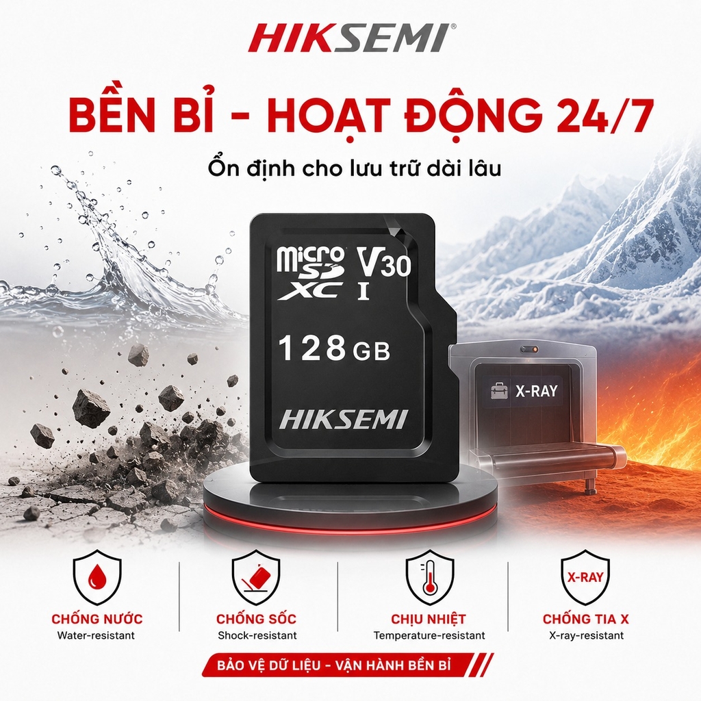 Thẻ nhớ MicroSD 128GB Hiksemi C1