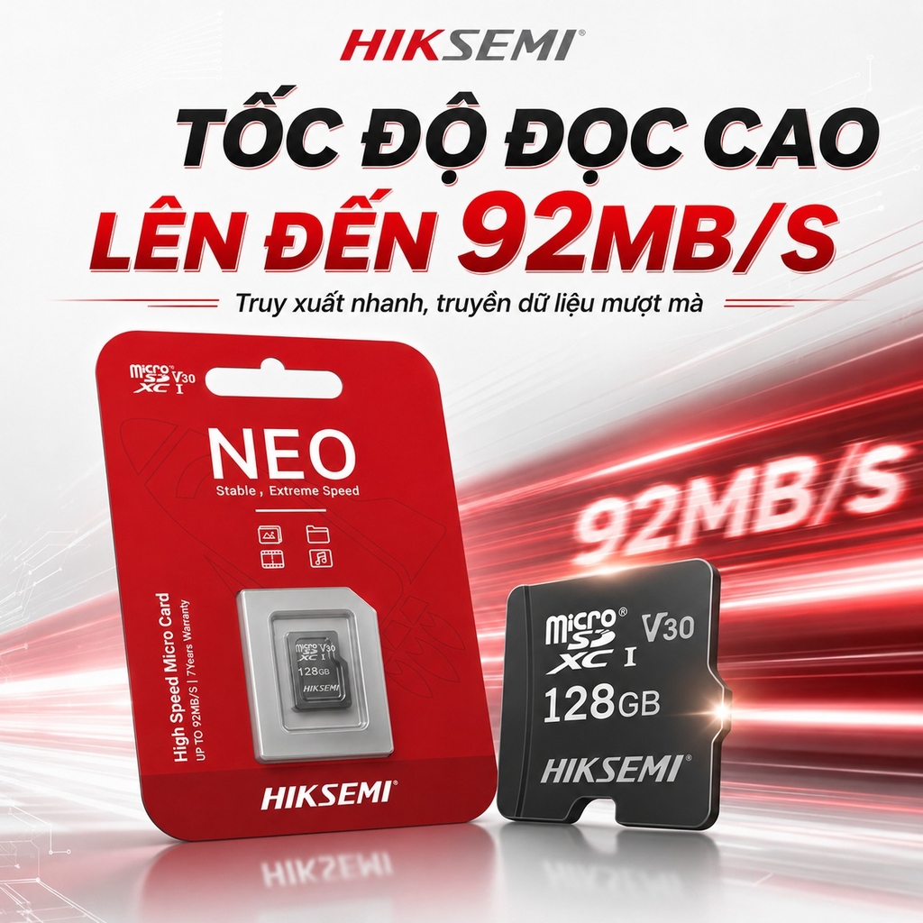 Thẻ nhớ MicroSD 128GB Hiksemi C1