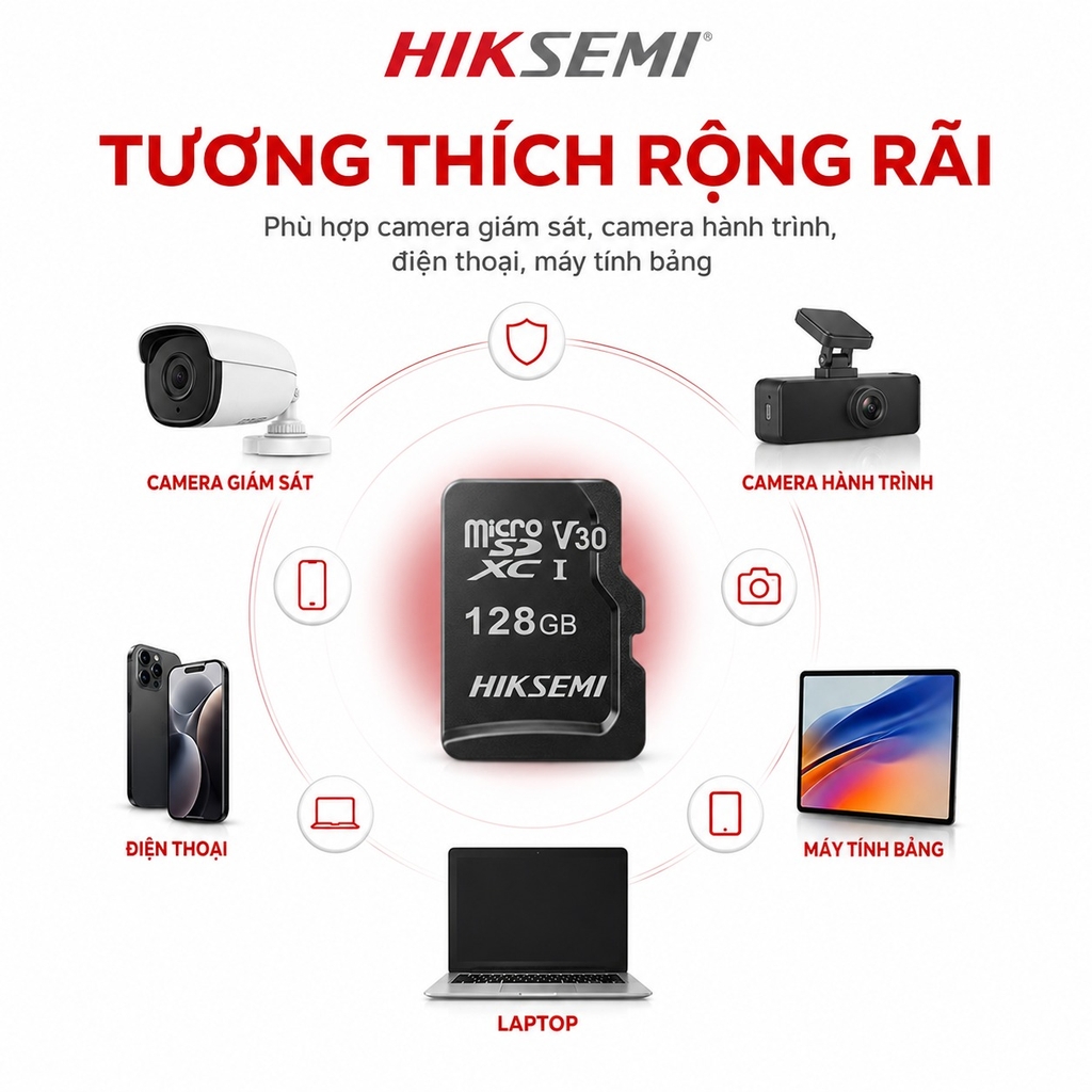 Thẻ nhớ MicroSD 128GB Hiksemi C1