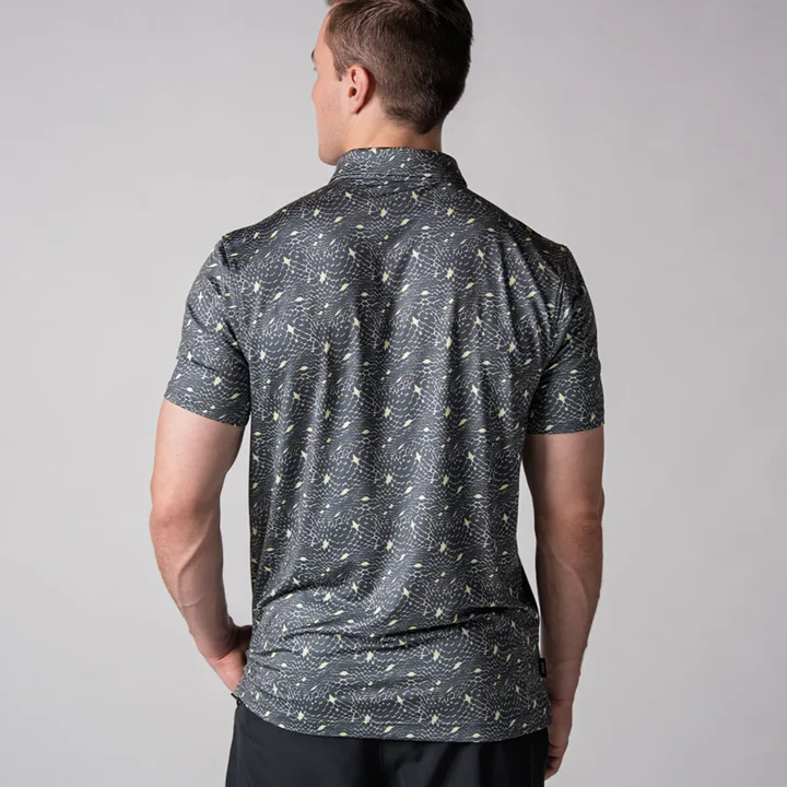 Áo thun có cổ ngắn tay nam JOOLA - Men's Club Printed Polo
