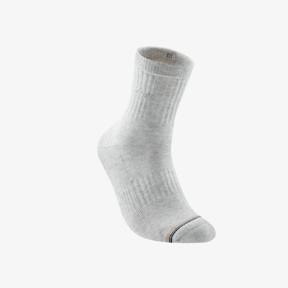 Tất Thể Thao Wilson U Quarter Top Socks Cloud Heather