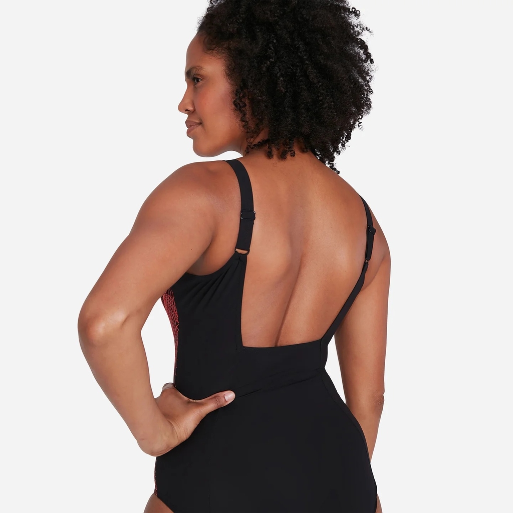 Đồ Bơi Một Mảnh Nữ Speedo Crystallux Shaping - Đen