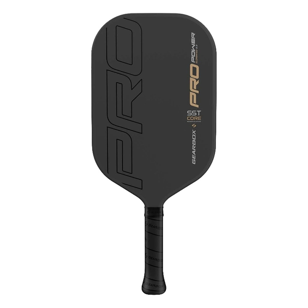 Vợt Pickleball Gearbox Pro Power Elongated cán cầm 2 tay