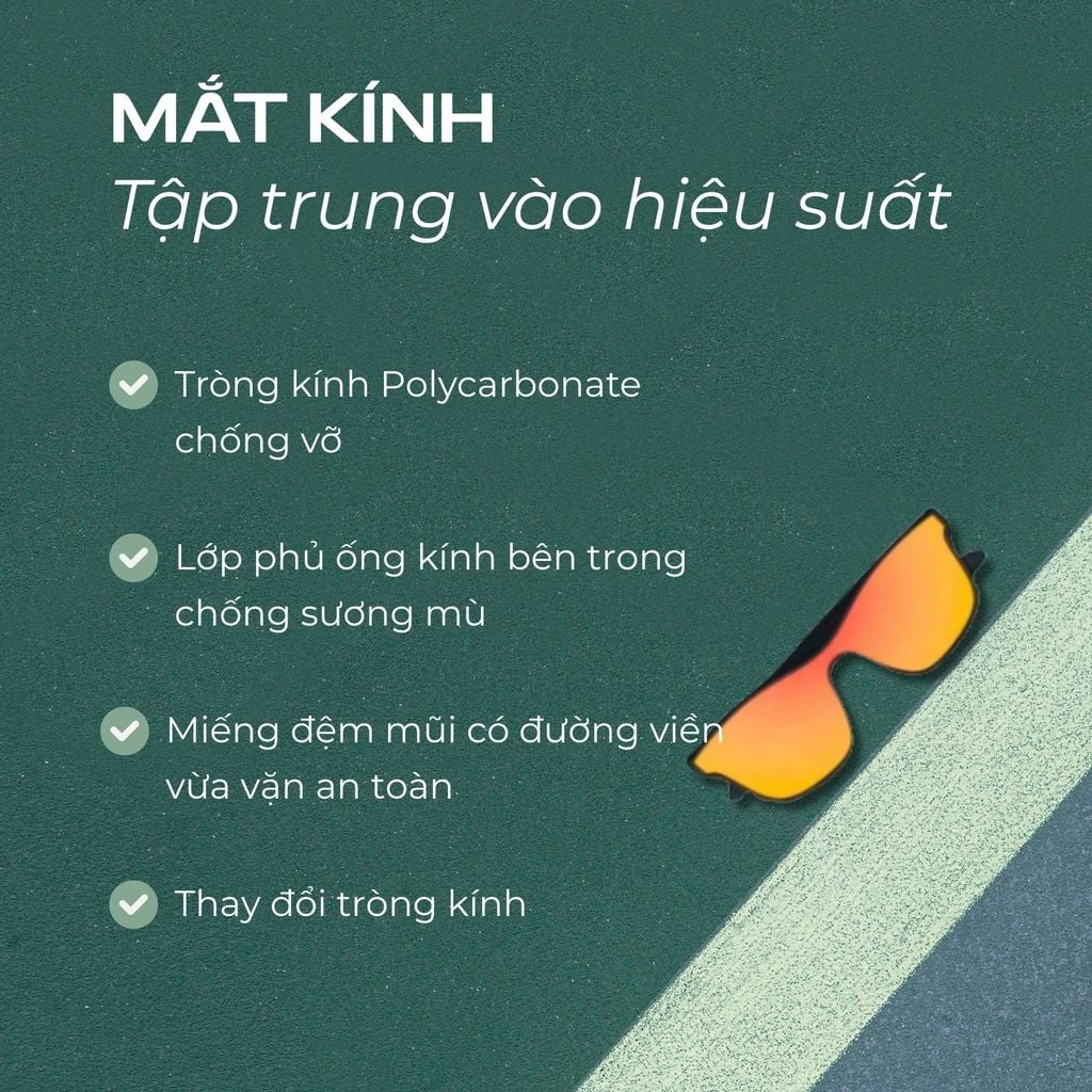 Kính CRBN Drift Pickleball