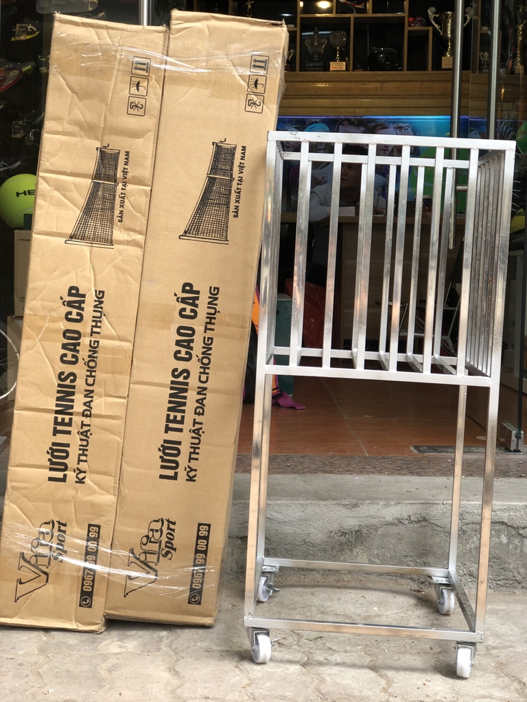 Xe đựng bóng Inox