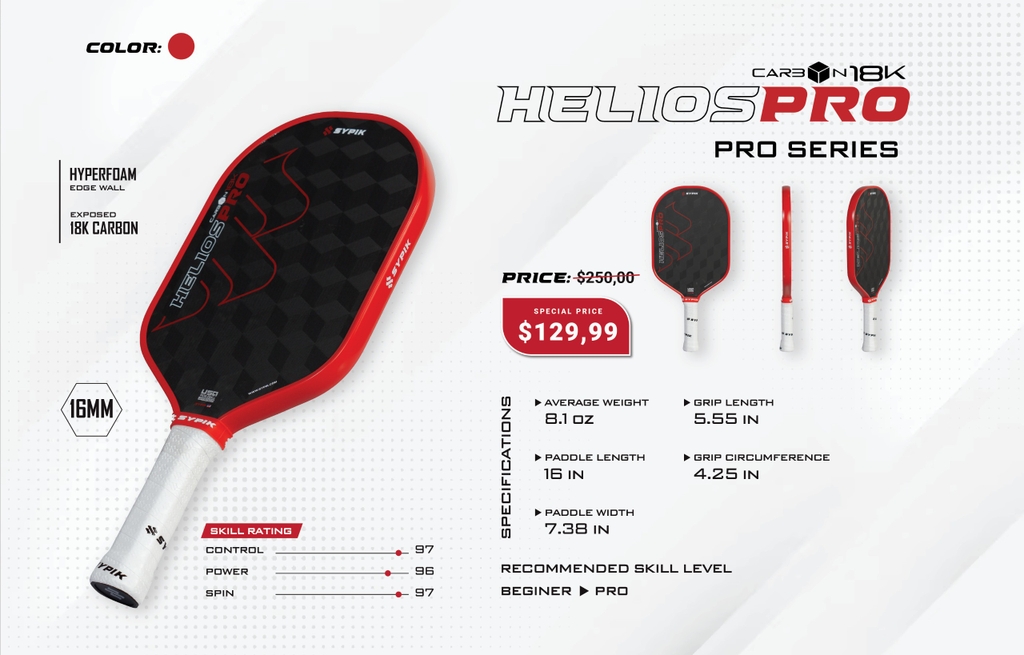 Vợt Pickleball SYPIK HELIOS PRO