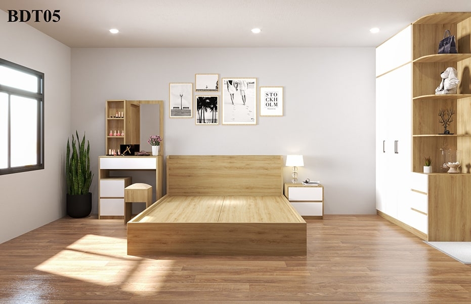Bộ DTCT05 Trọn Bộ Nội Thất Căn Hộ Đầu Tư Cho Thuê Giá Rẻ