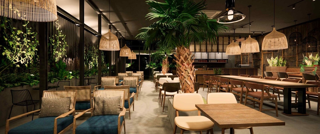 Quán Cafe theo phong cách Hiện Đại Palma