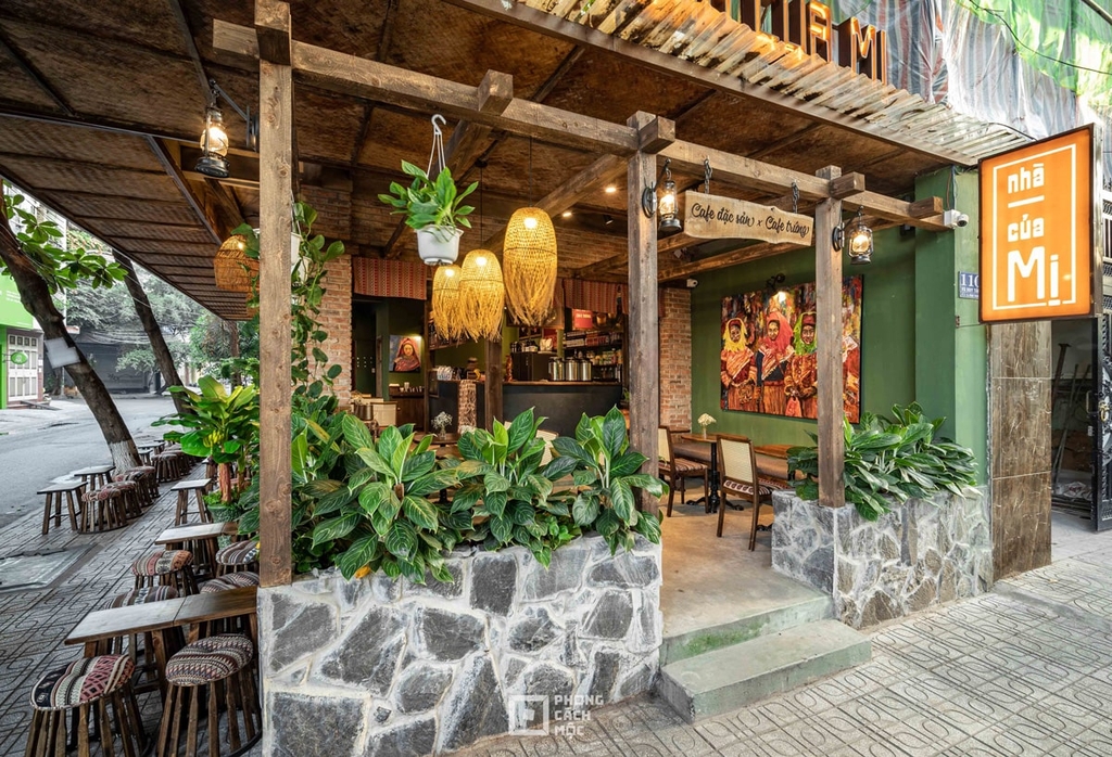 Quán Cafe theo phong cách Bohemian - Nhà Của Mị