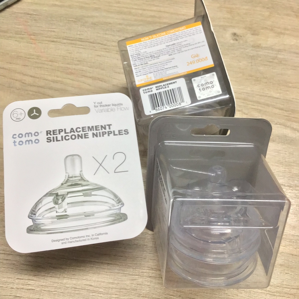 Núm ti Comotomo Mỹ (1-2-3 tia, Y-cut) siêu mềm