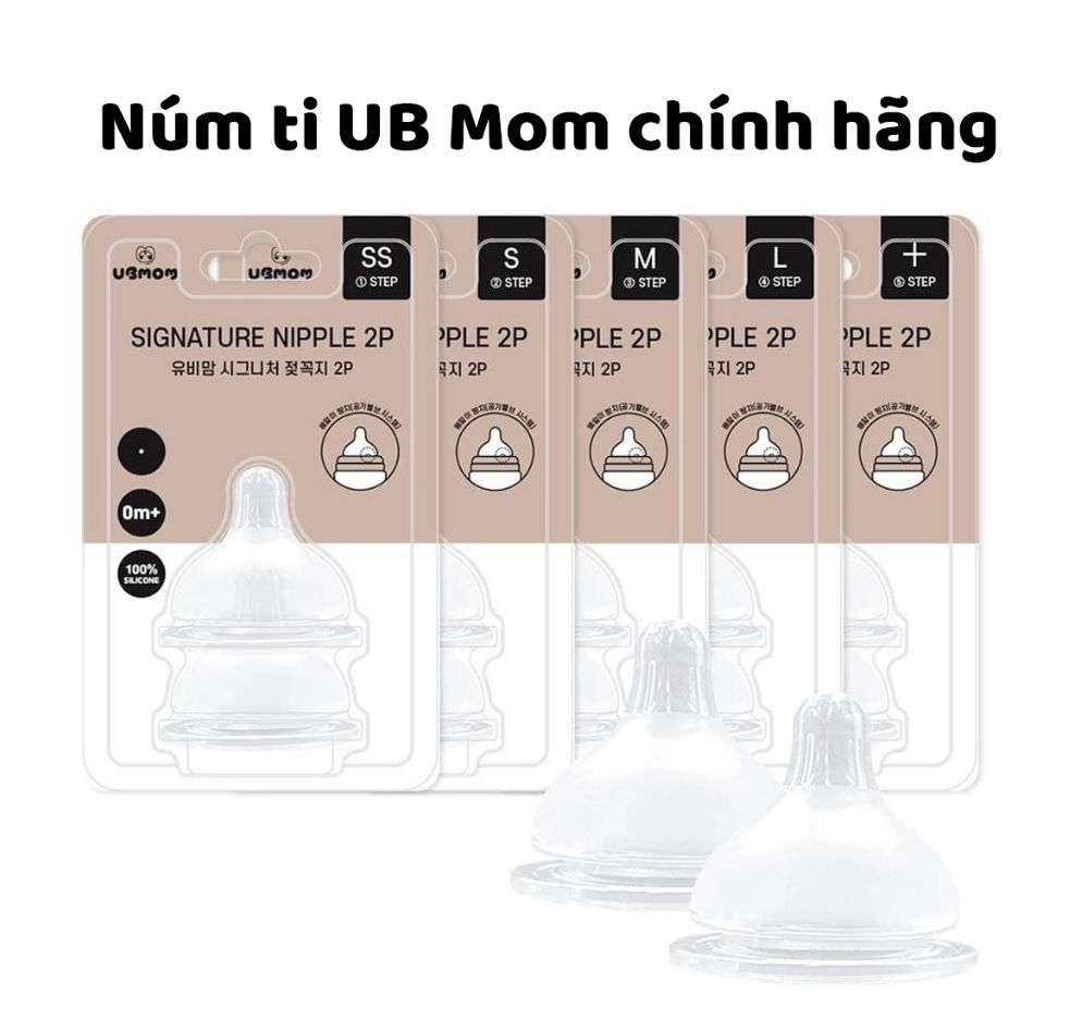 Núm ti UBmom Hàn Quốc siêu mềm (size S, M, L, +) - Chính hãng