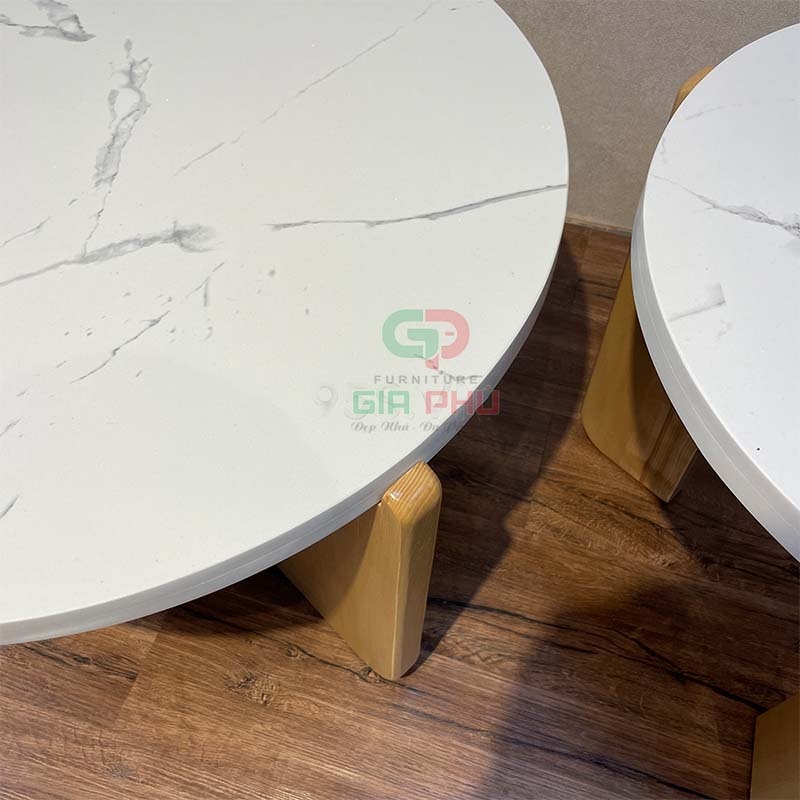 Bàn trà đôi chân gỗ Moutain - BT44